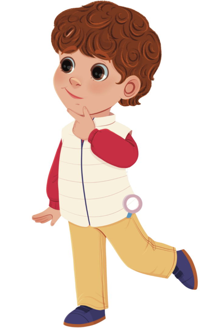 Viktor - an inventive boy who loves experimenting